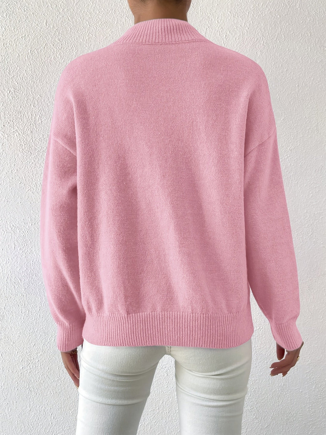 Lowri high neck knitted jumper – image 40