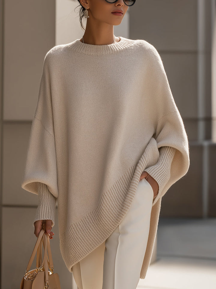 Myfanwy batwing knit poncho jumper