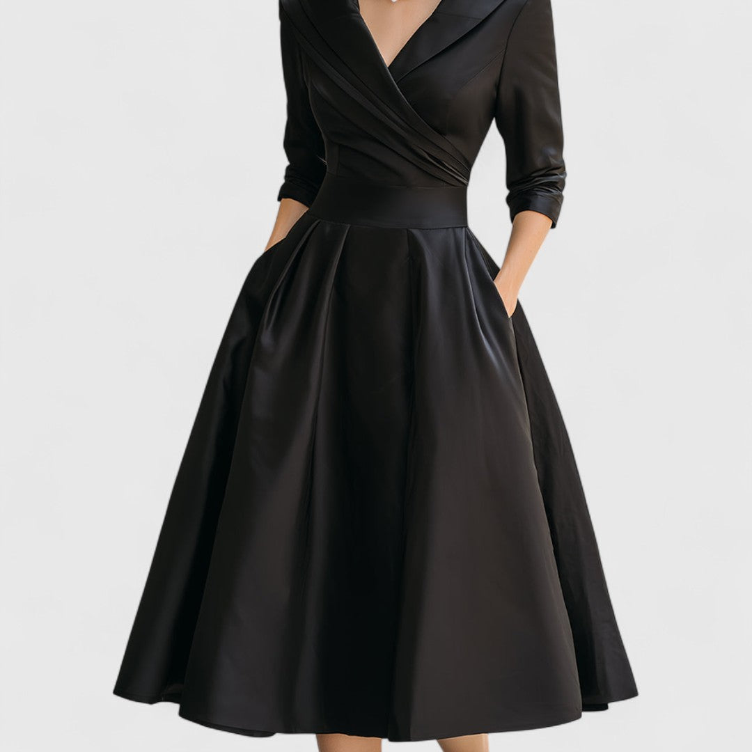 Elin belted midi dress – image 7