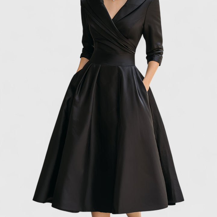 Elin belted midi dress – image 7