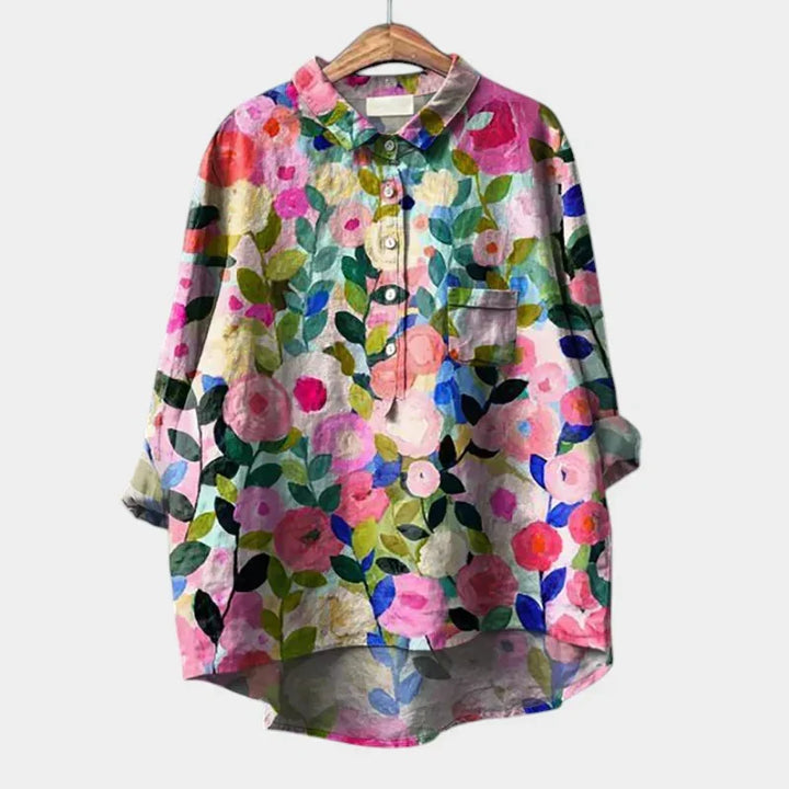 Florence relaxed printed blouse – image 10
