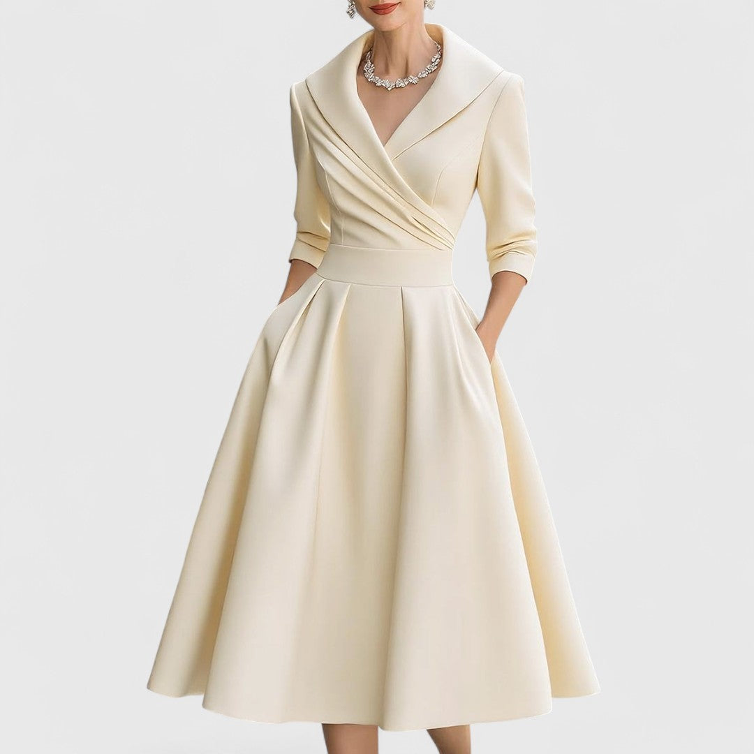 Elin belted midi dress – image 5