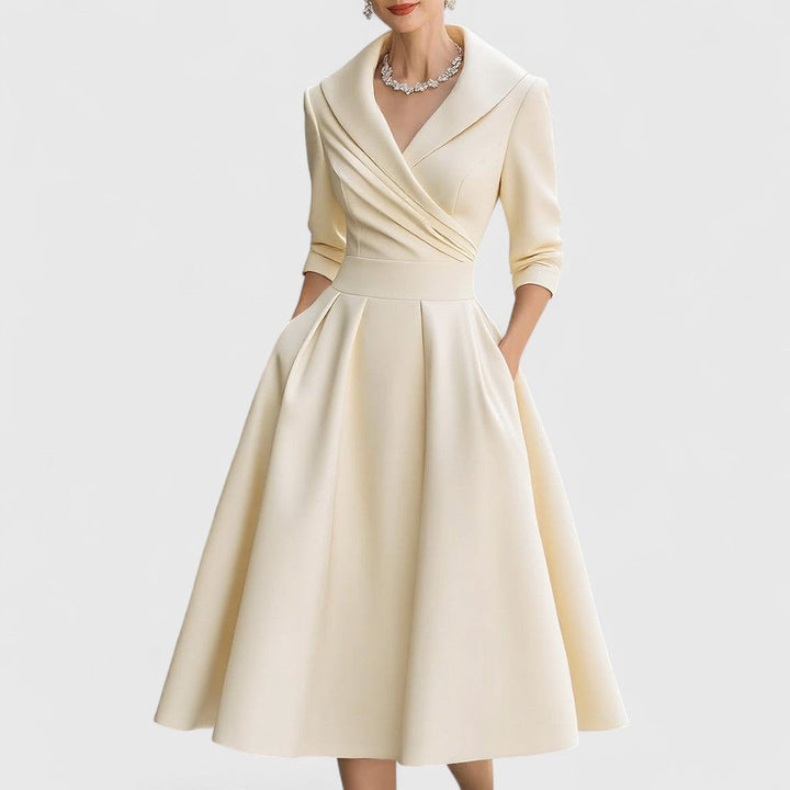 Elin belted midi dress – image 5