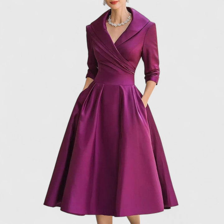 Elin belted midi dress – image 4