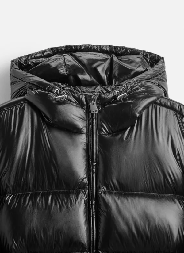 Alda hip length hooded puffer jacket – image 2