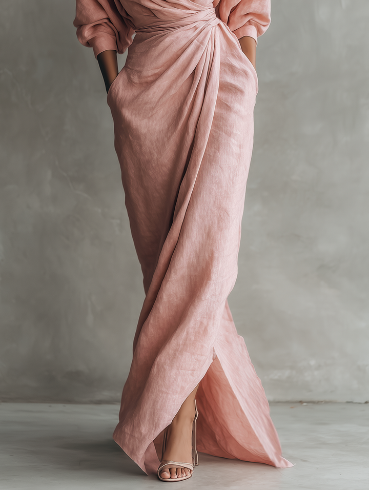Hermia V neck maxi dress – image 12