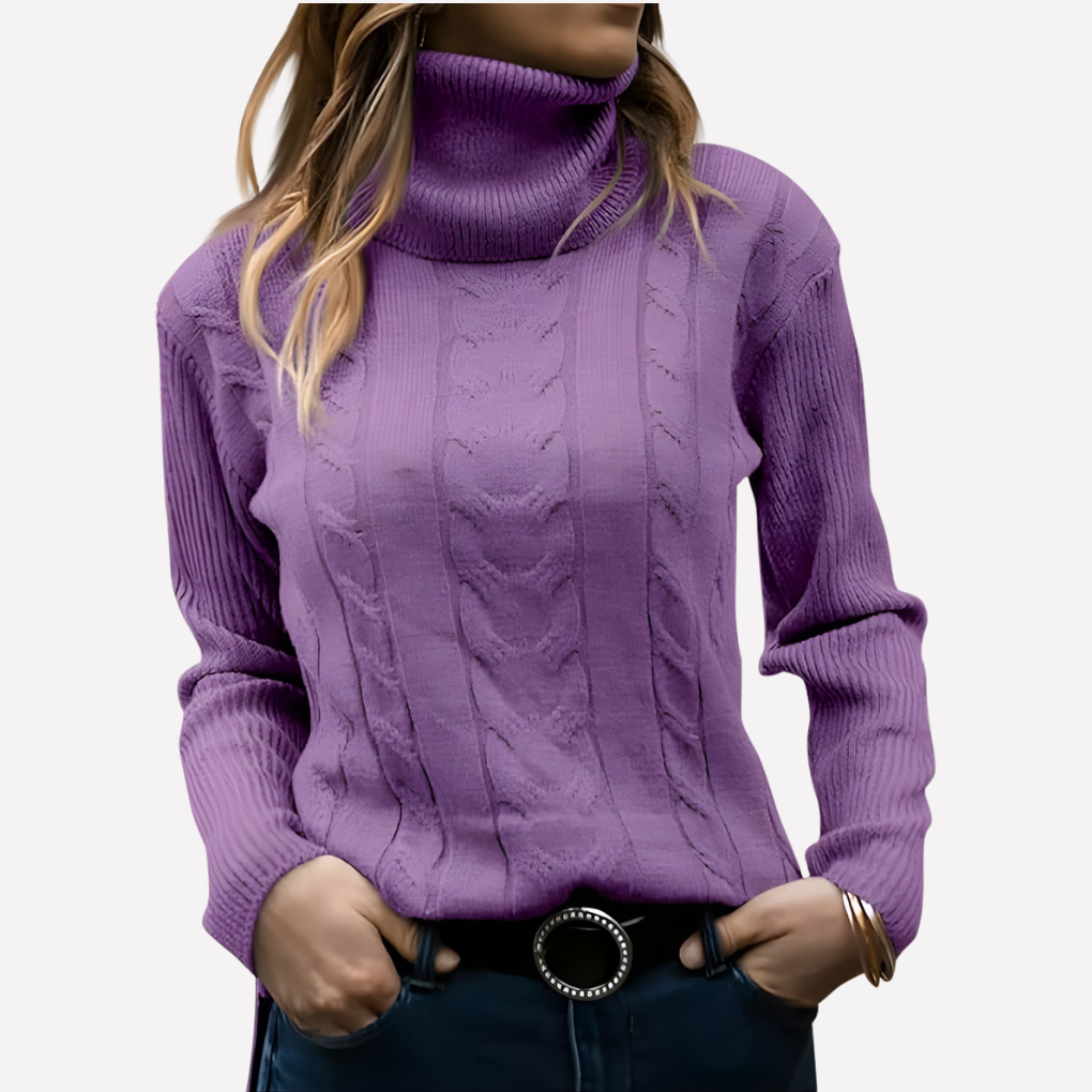 Petra relaxed turtleneck jumper – image 20