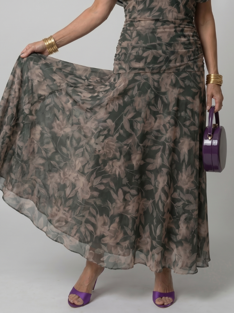 Arabella off shoulder midi dress – image 7