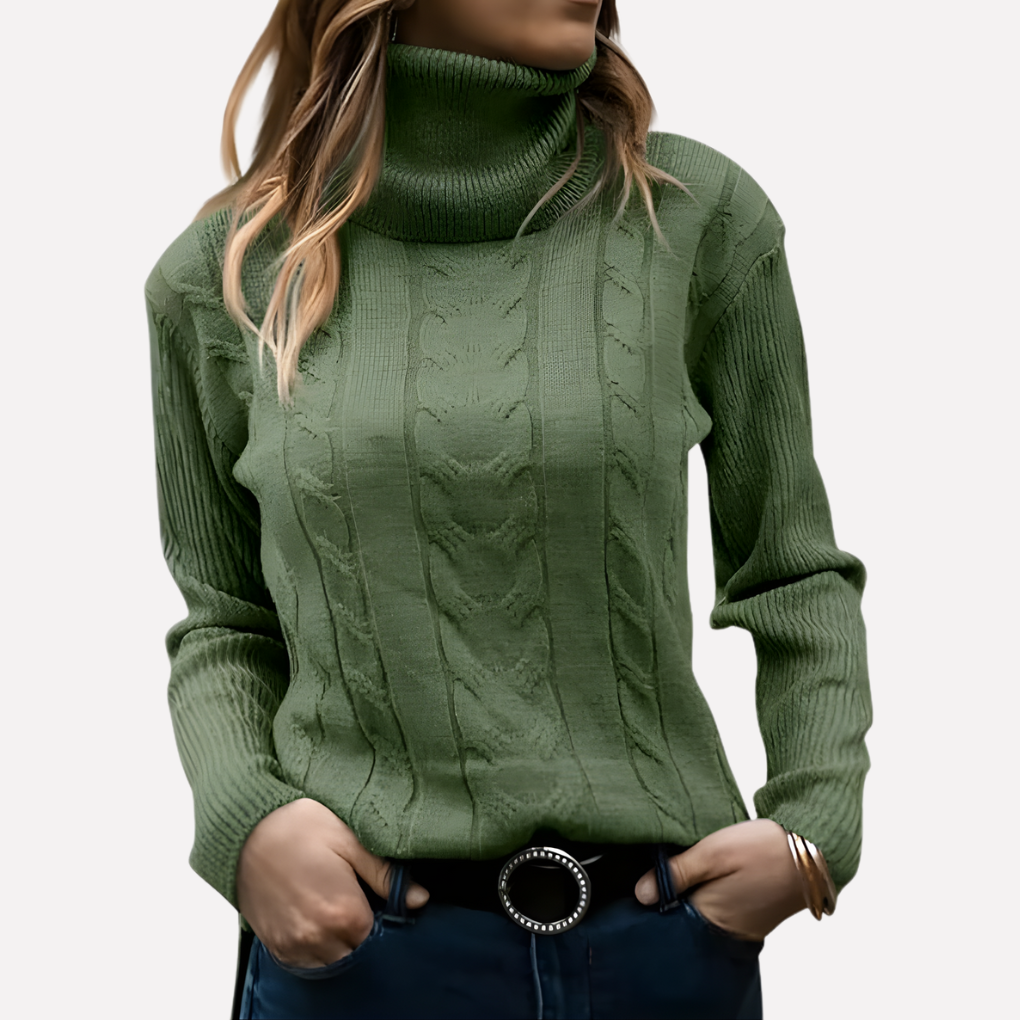Petra relaxed turtleneck jumper – image 22