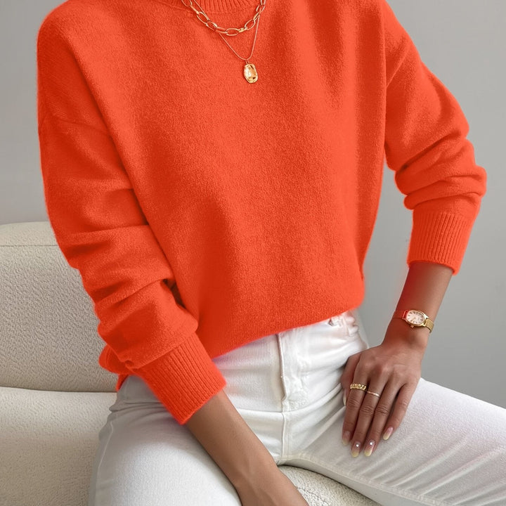 Lowri high neck knitted jumper – image 13