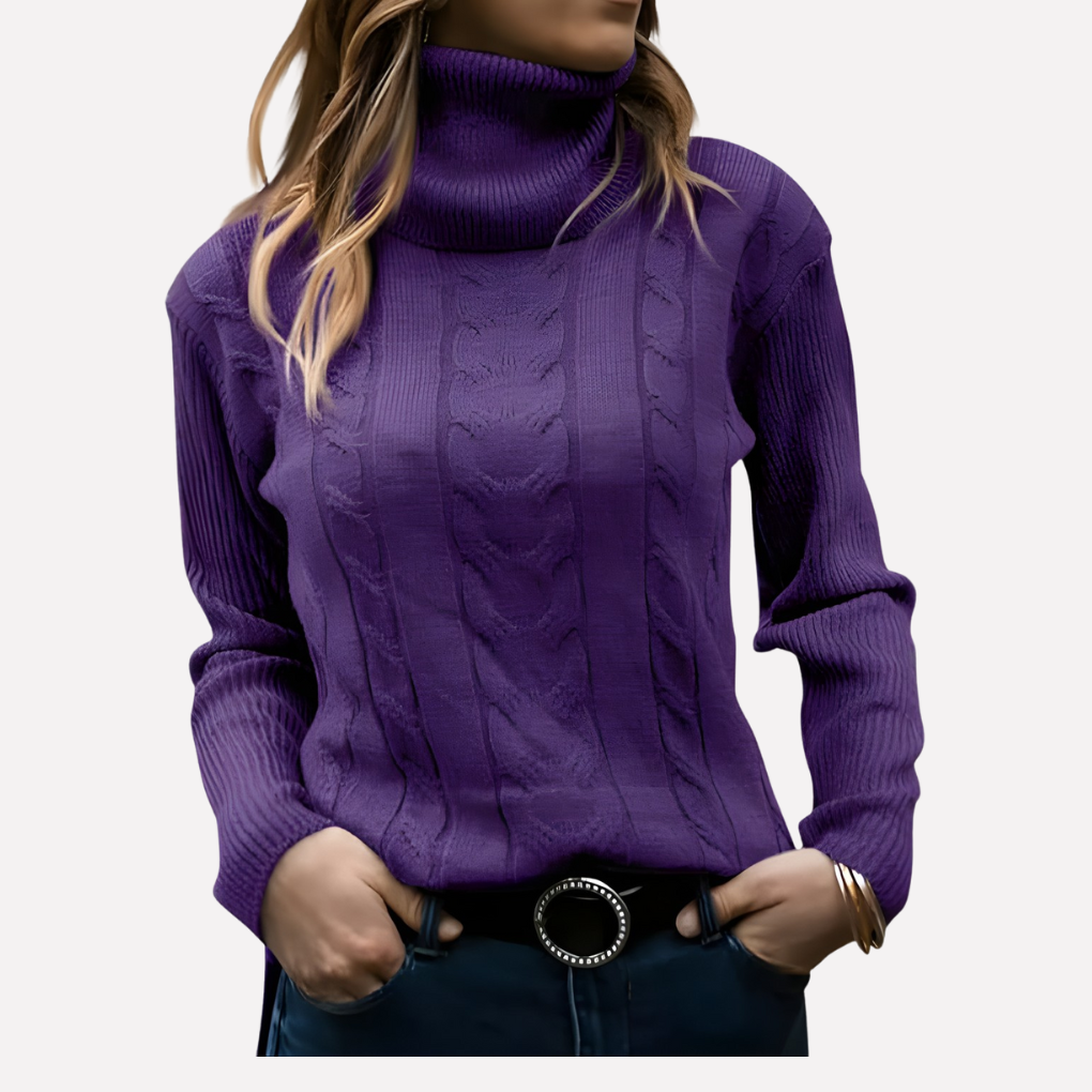 Petra relaxed turtleneck jumper – image 24