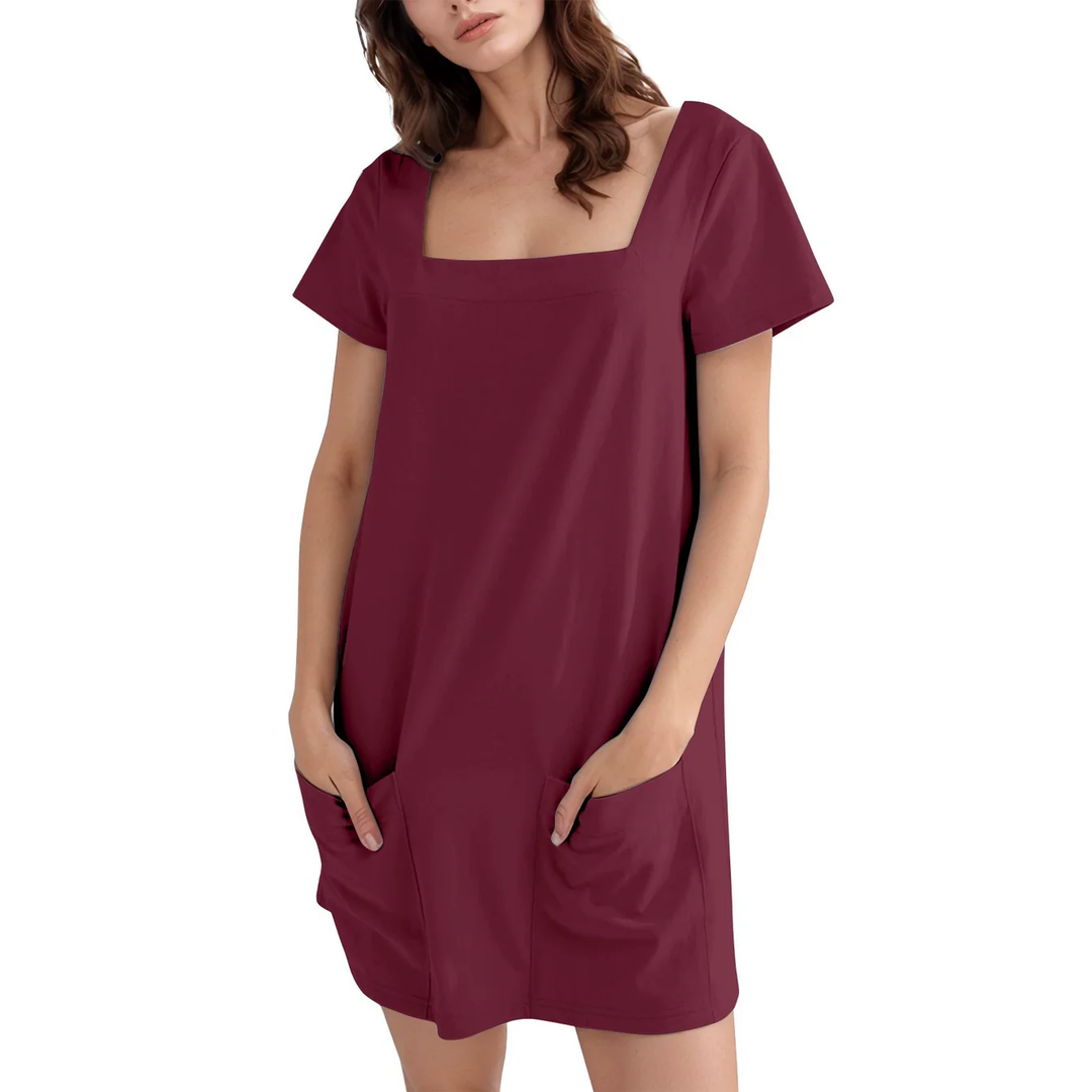 Georgiana mini dress with pockets – image 15