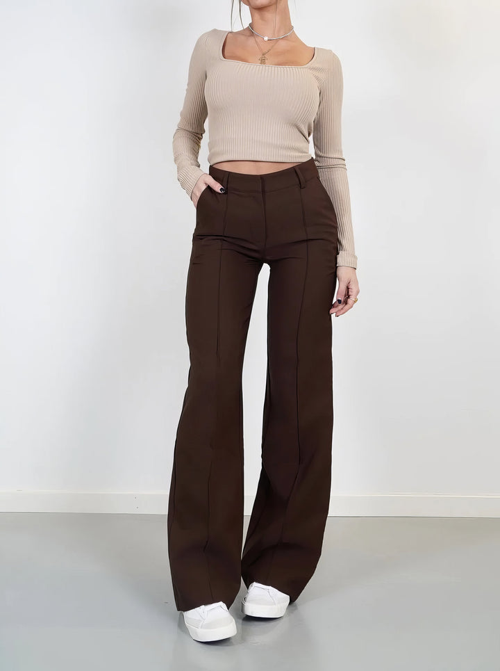 Mireille relaxed high waist wide leg trousers – image 15