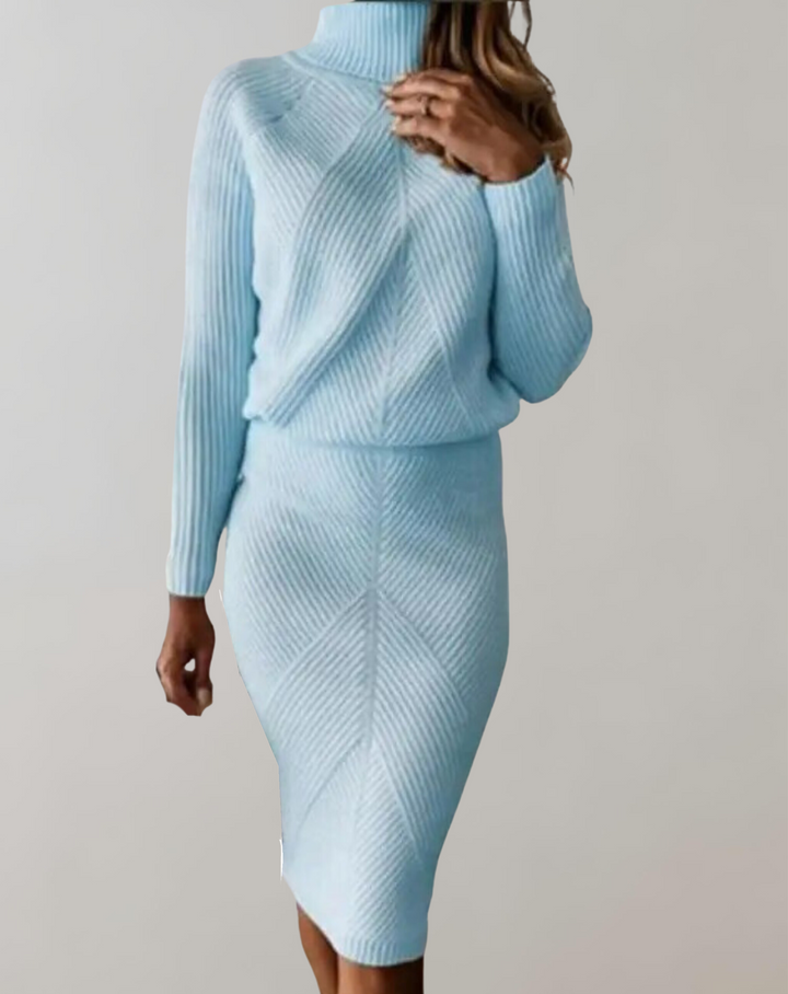 Lucinda roll neck jumper and slim skirt co-ord – image 2