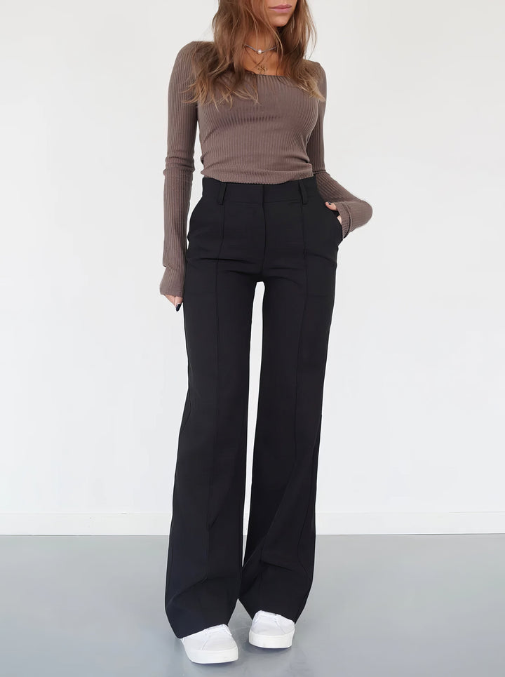 Mireille relaxed high waist wide leg trousers – image 12