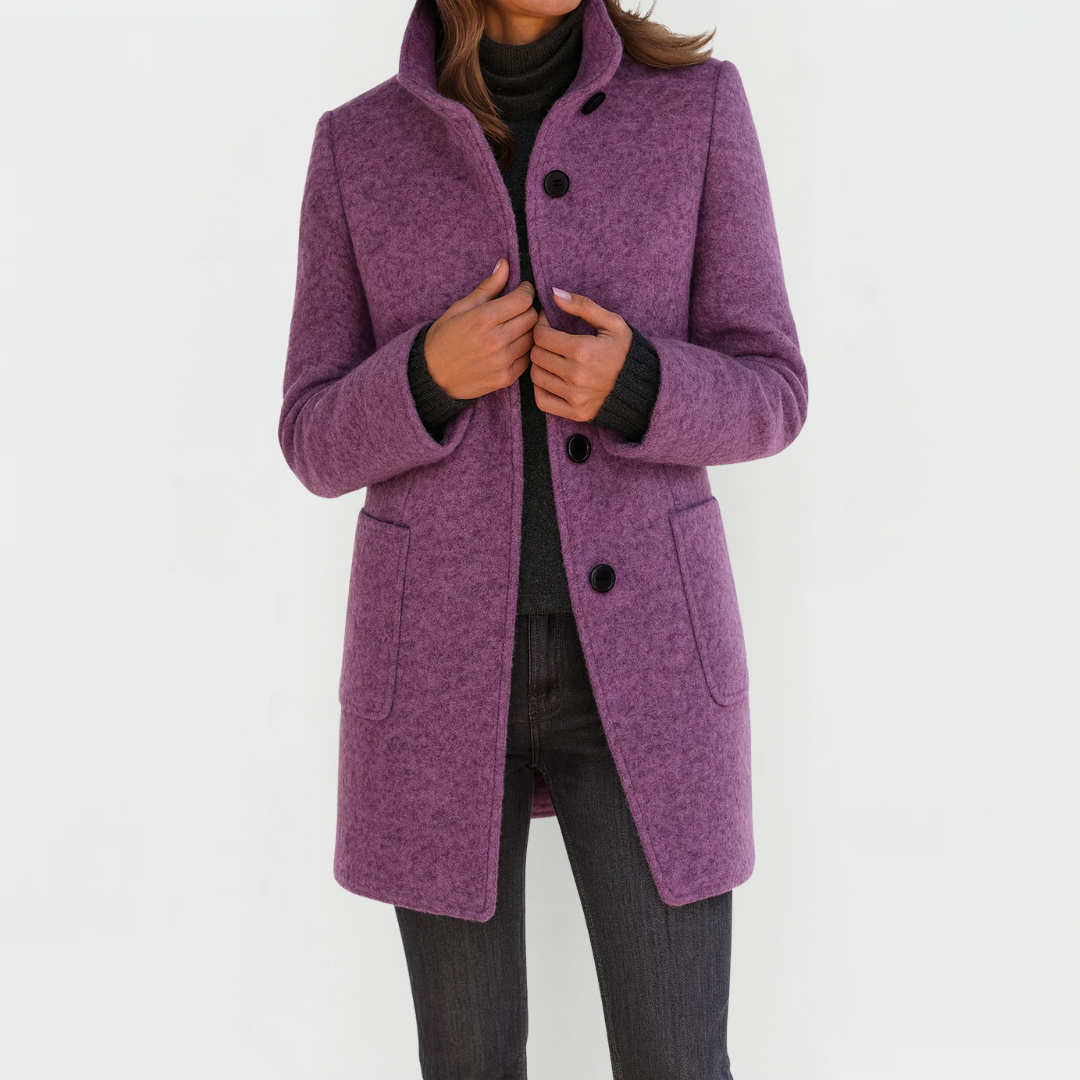 Wynne soft touch tailored longline coat – image 3