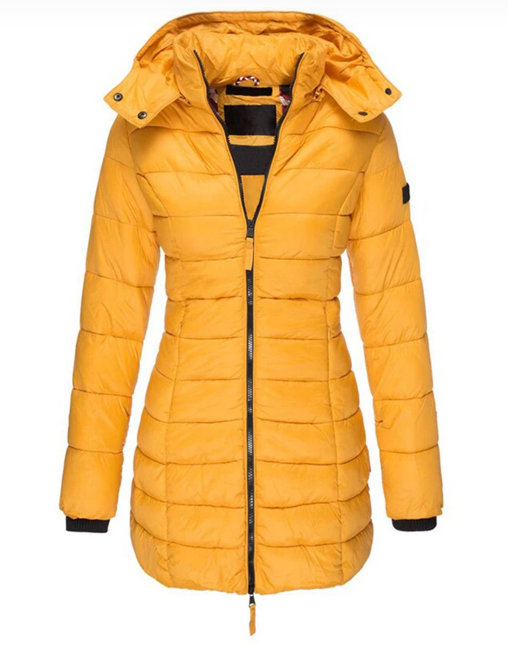 Linnea zip up hooded puffer jacket – image 2