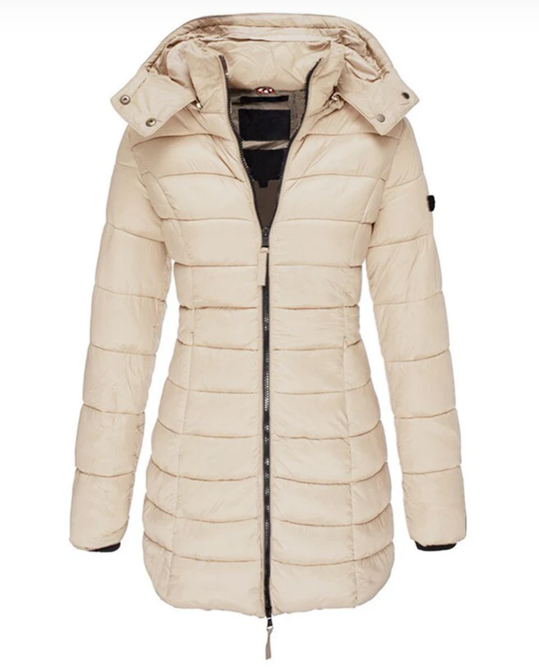 Linnea zip up hooded puffer jacket – image 3