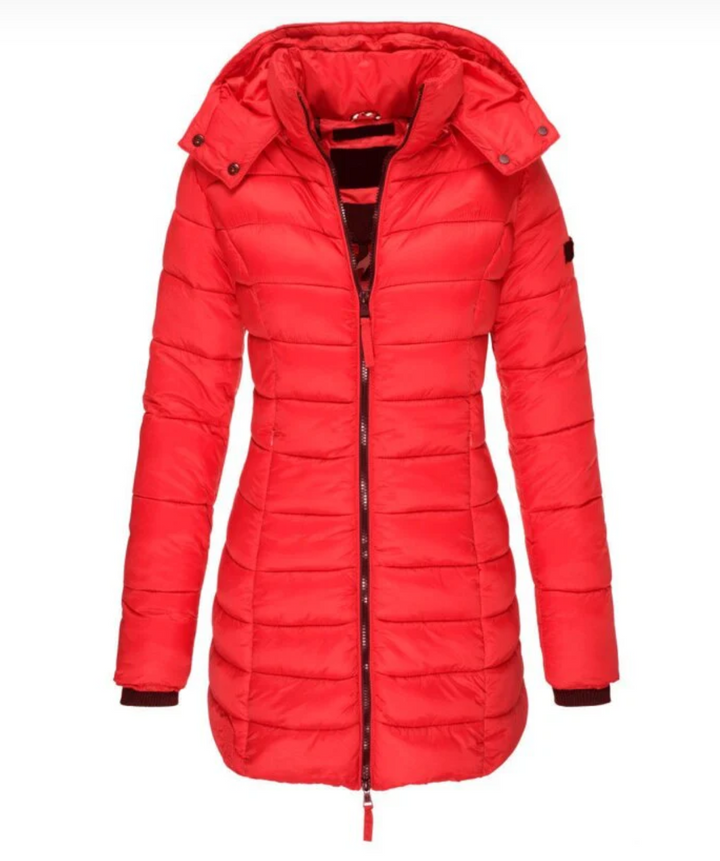 Linnea zip up hooded puffer jacket – image 6
