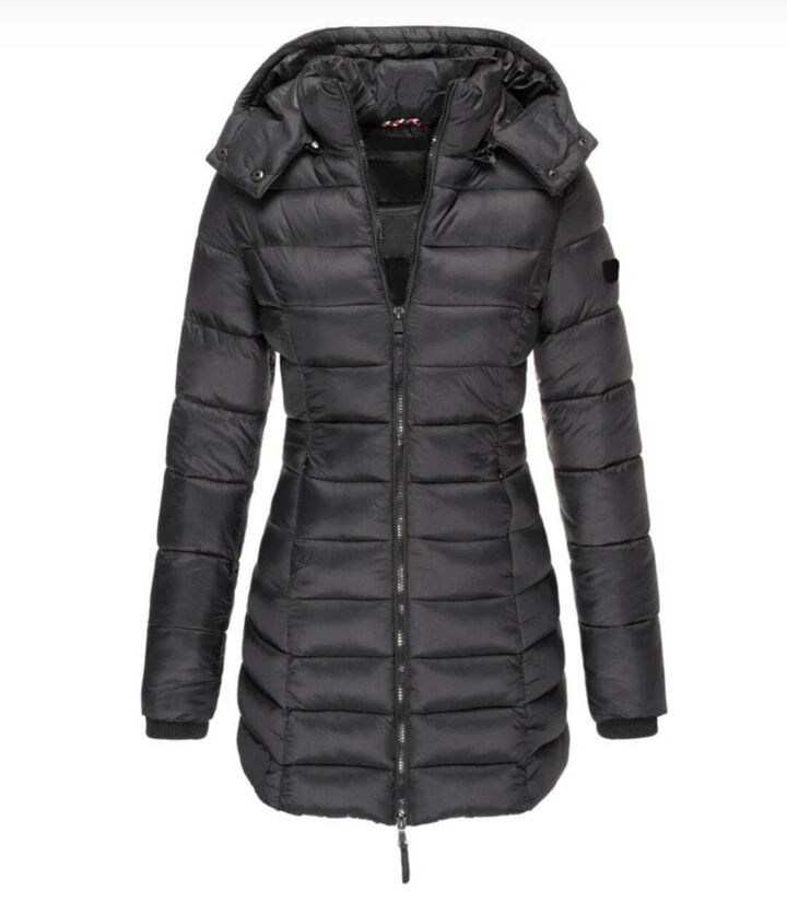 Linnea zip up hooded puffer jacket – image 5
