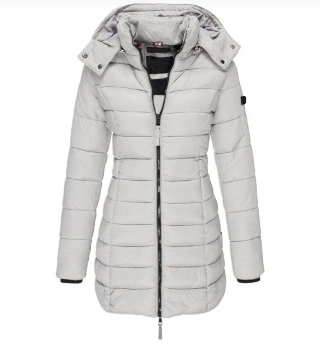 Linnea zip up hooded puffer jacket – image 7