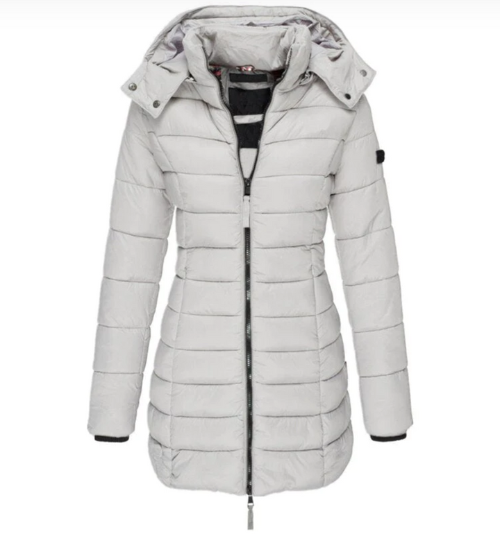 Linnea zip up hooded puffer jacket – image 7