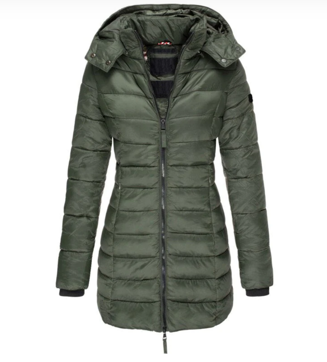 Linnea zip up hooded puffer jacket – image 4