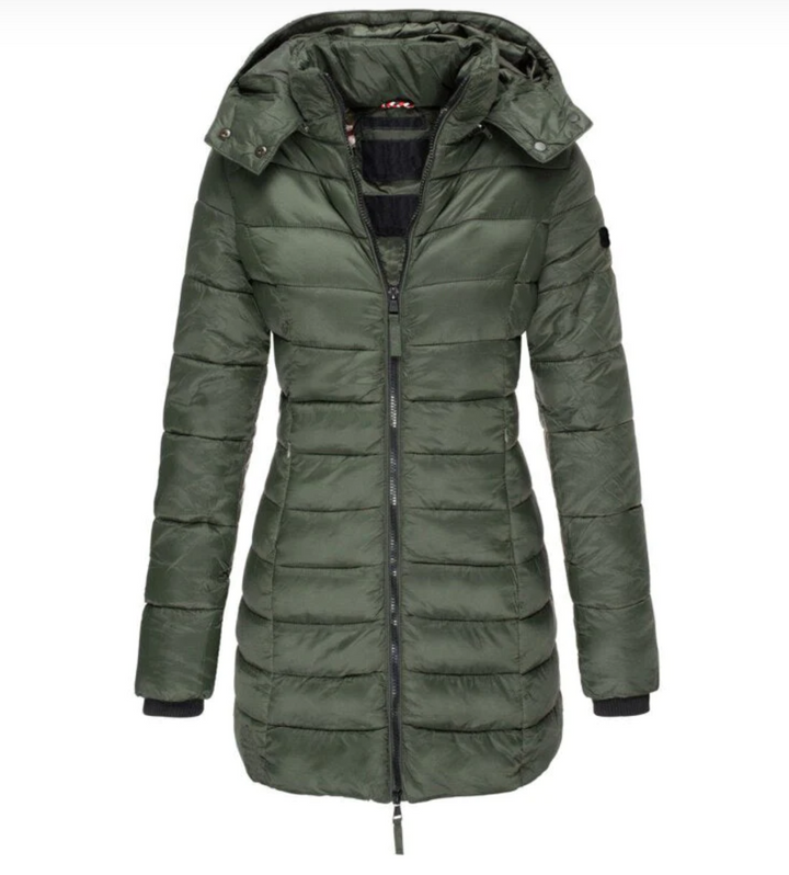 Linnea zip up hooded puffer jacket – image 4