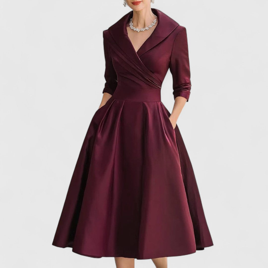 Elin belted midi dress – image 2