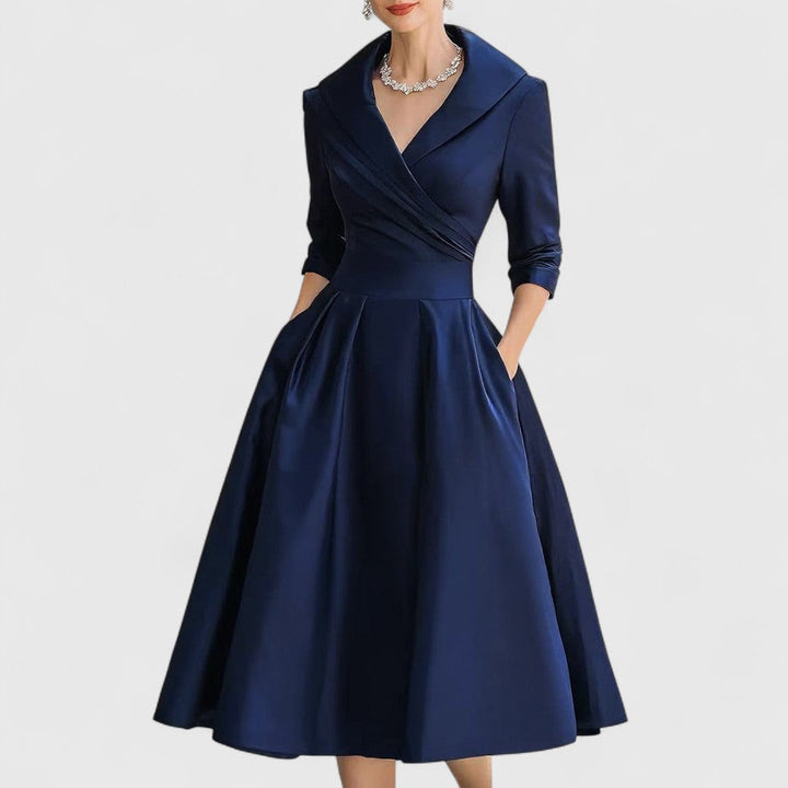 Elin belted midi dress – image 3