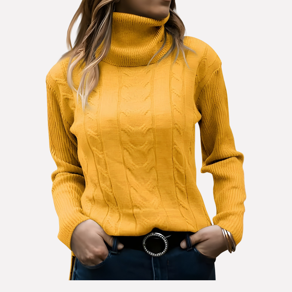 Petra relaxed turtleneck jumper – image 5