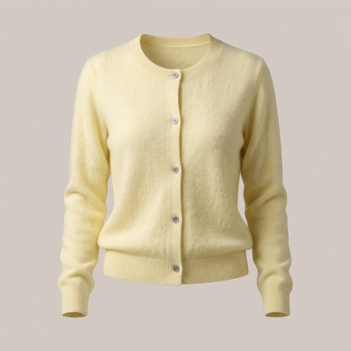 Hollie fine knit button cardigan – image 2