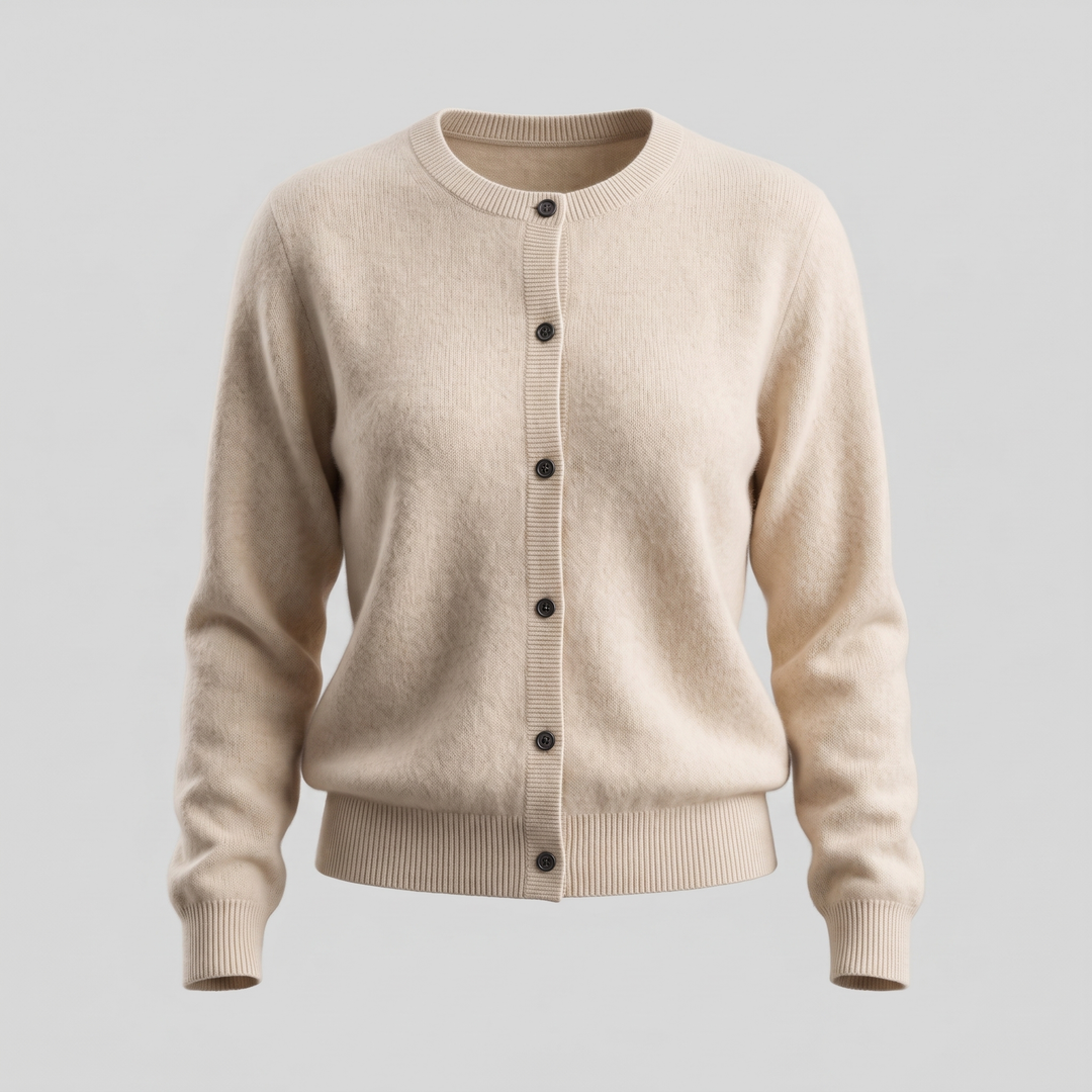 Hollie fine knit button cardigan – image 5
