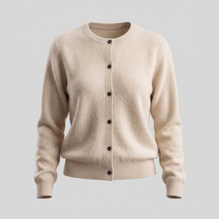 Hollie fine knit button cardigan – image 5