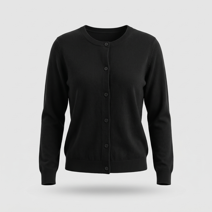 Hollie fine knit button cardigan – image 6