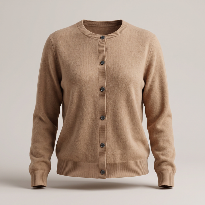 Hollie fine knit button cardigan – image 7