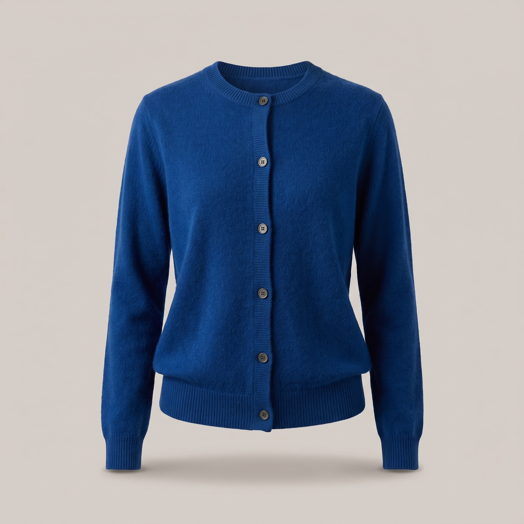 Hollie fine knit button cardigan – image 8