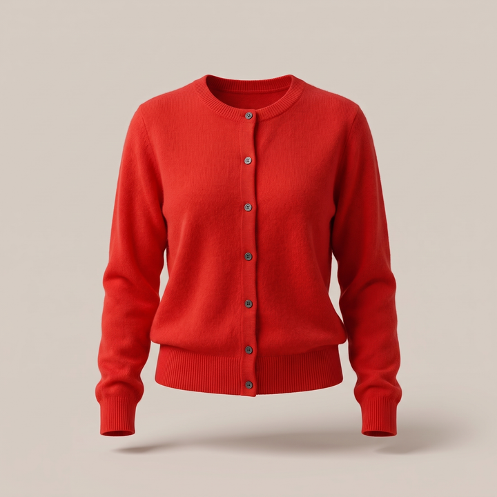 Hollie fine knit button cardigan – image 9