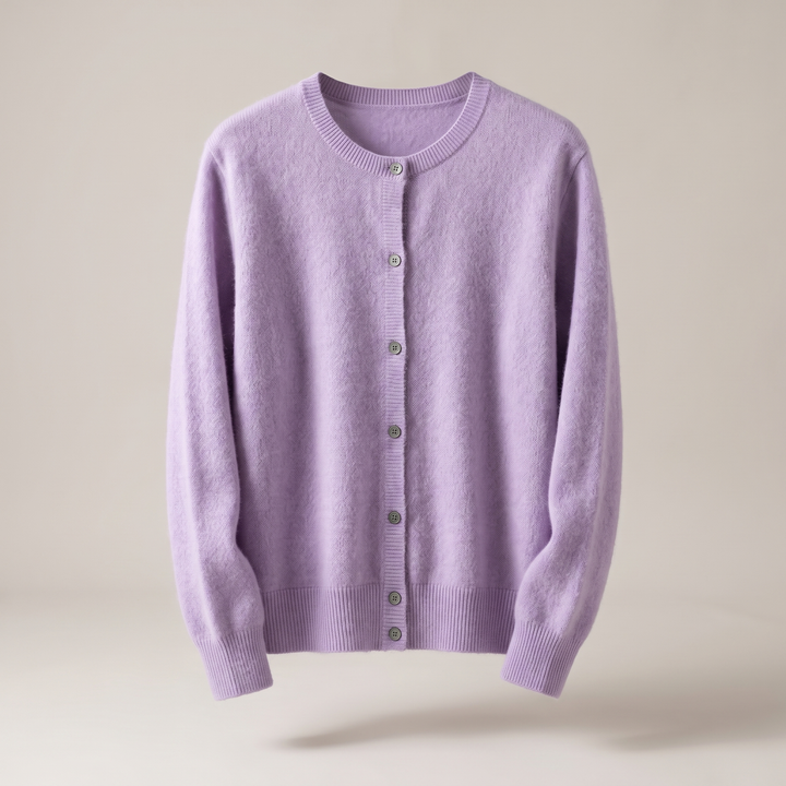 Hollie fine knit button cardigan – image 10