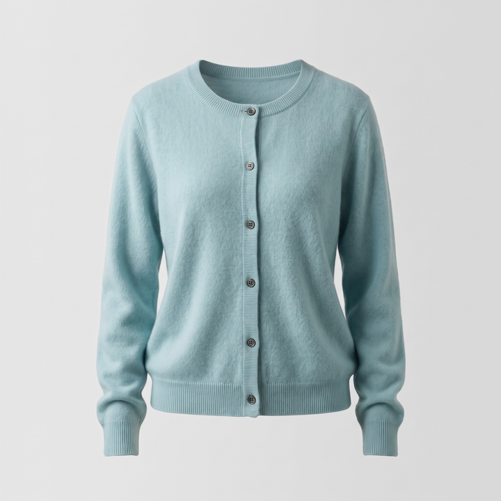 Hollie fine knit button cardigan – image 11