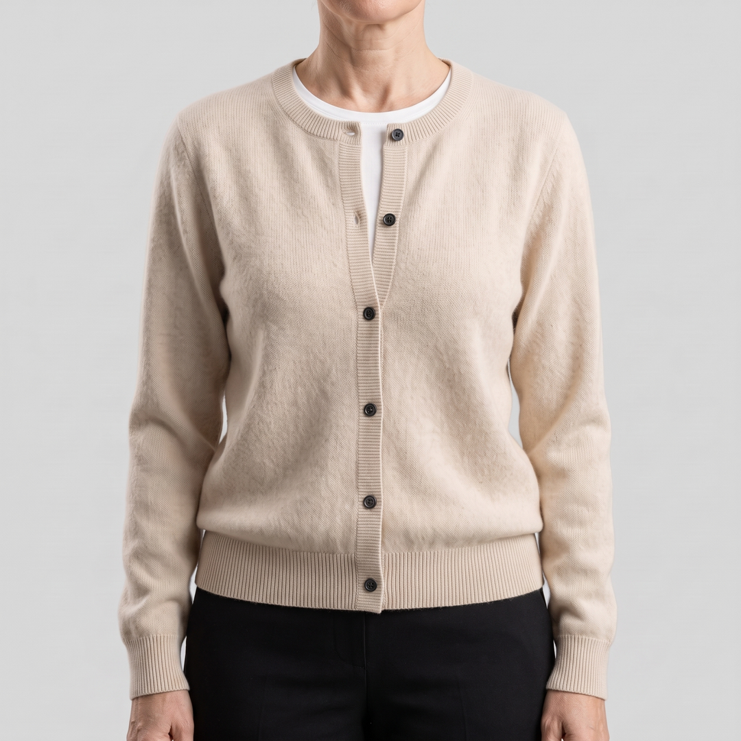 Hollie fine knit button cardigan – image 13