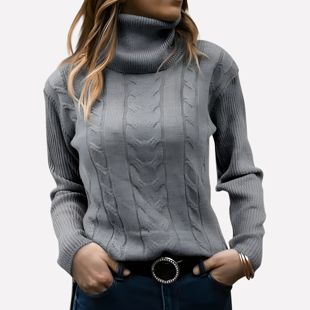 Petra relaxed turtleneck jumper – image 8