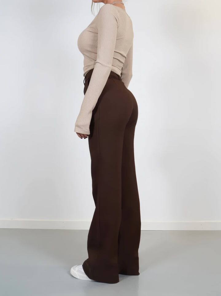 Mireille relaxed high waist wide leg trousers – image 4