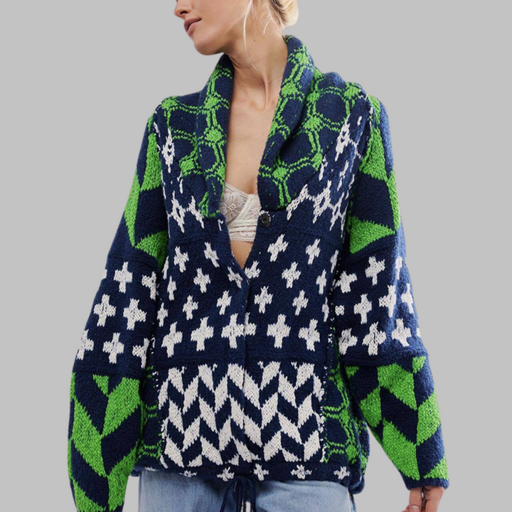 Evie oversized button cardigan sweater – image 6