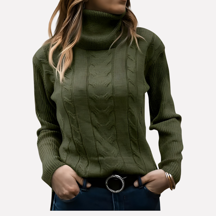 Petra relaxed turtleneck jumper – image 10