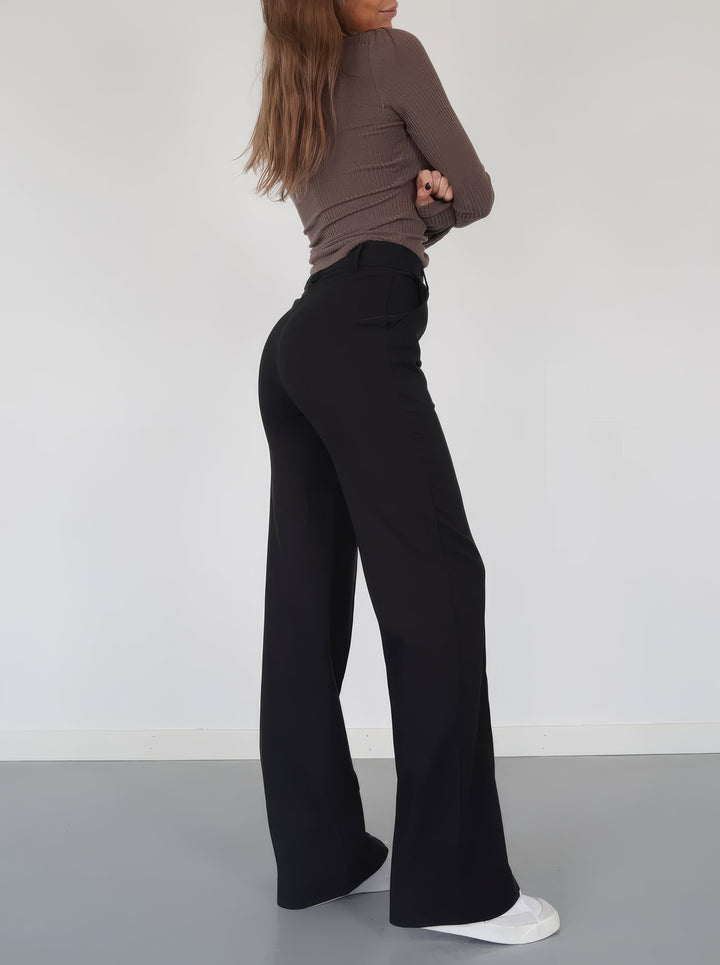 Mireille relaxed high waist wide leg trousers