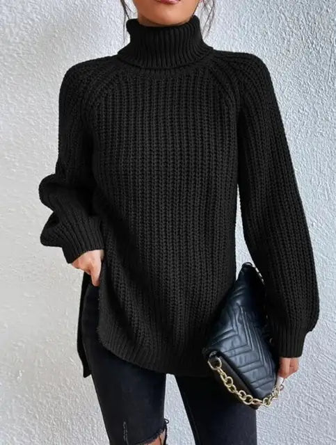 Kezia slim fit turtleneck top – image 4