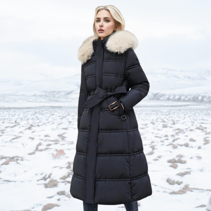 Dorinda faux fur collar winter coat – image 6