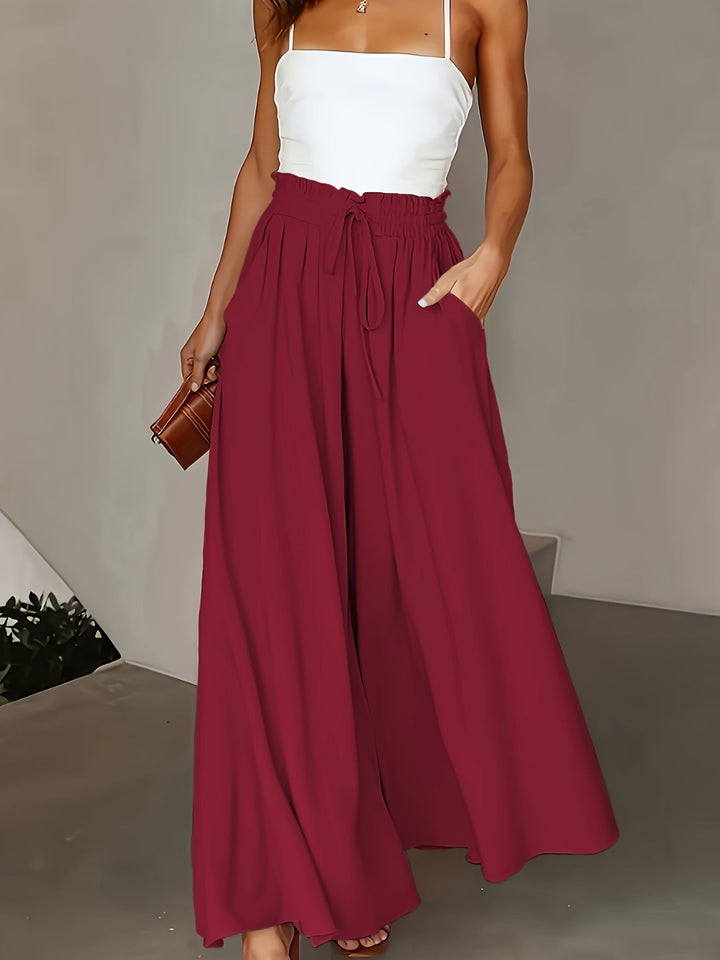 Jocasta high waisted tailored wide leg trousers – image 13