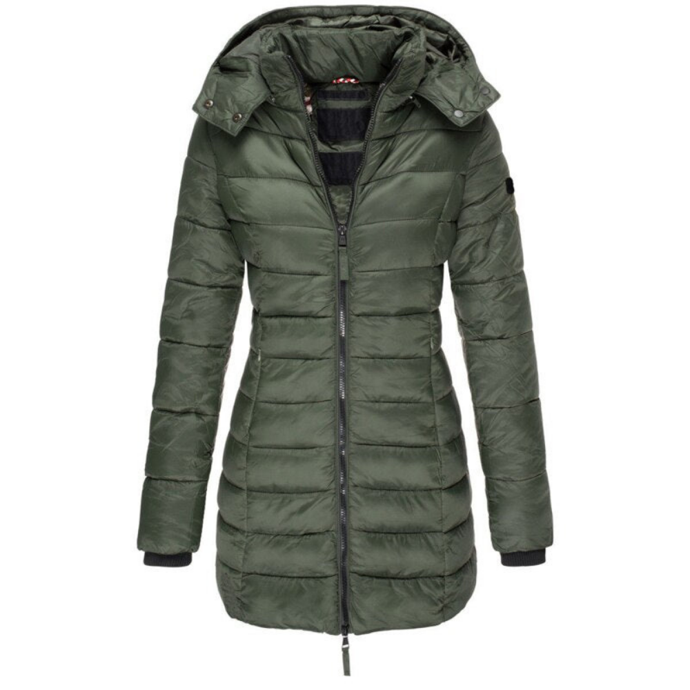Perpetua zip front winter jacket with hood – image 3